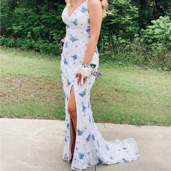 strapless open back dress Primavera Couture Prom Gown 3792 – Millers' Prom and Formal Wear main image 0